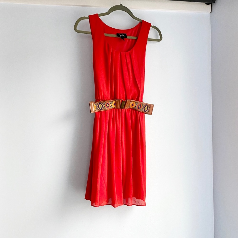 Red Sleeveless Dress